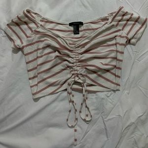 Ruched crop top